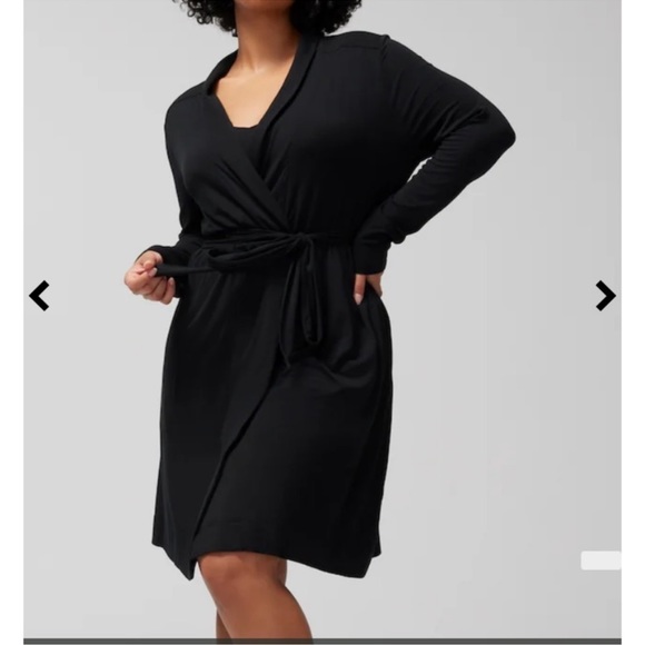Soma Intimates & Sleepwear Nwt Soma Cool Nights Short Robe Black Sm